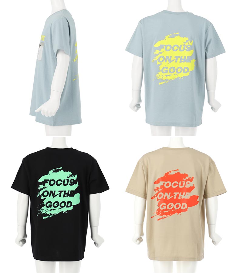 フォト ペイント プリント ビッグ Tシャツ 423-2796