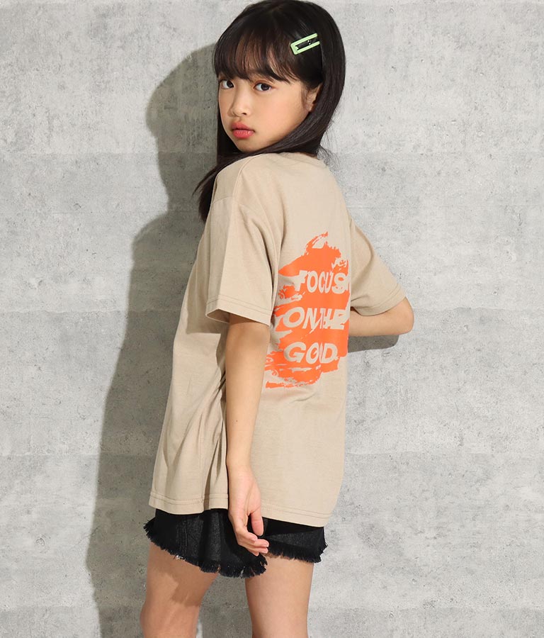 フォト ペイント プリント ビッグ Tシャツ 423-2796