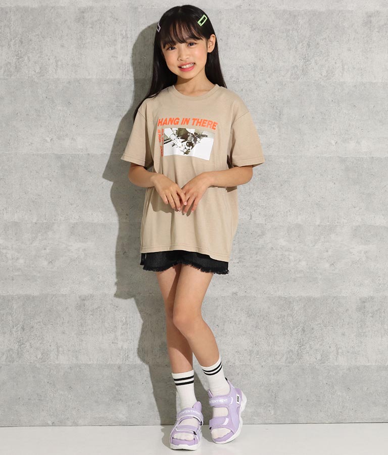 フォト ペイント プリント ビッグ Tシャツ 423-2796