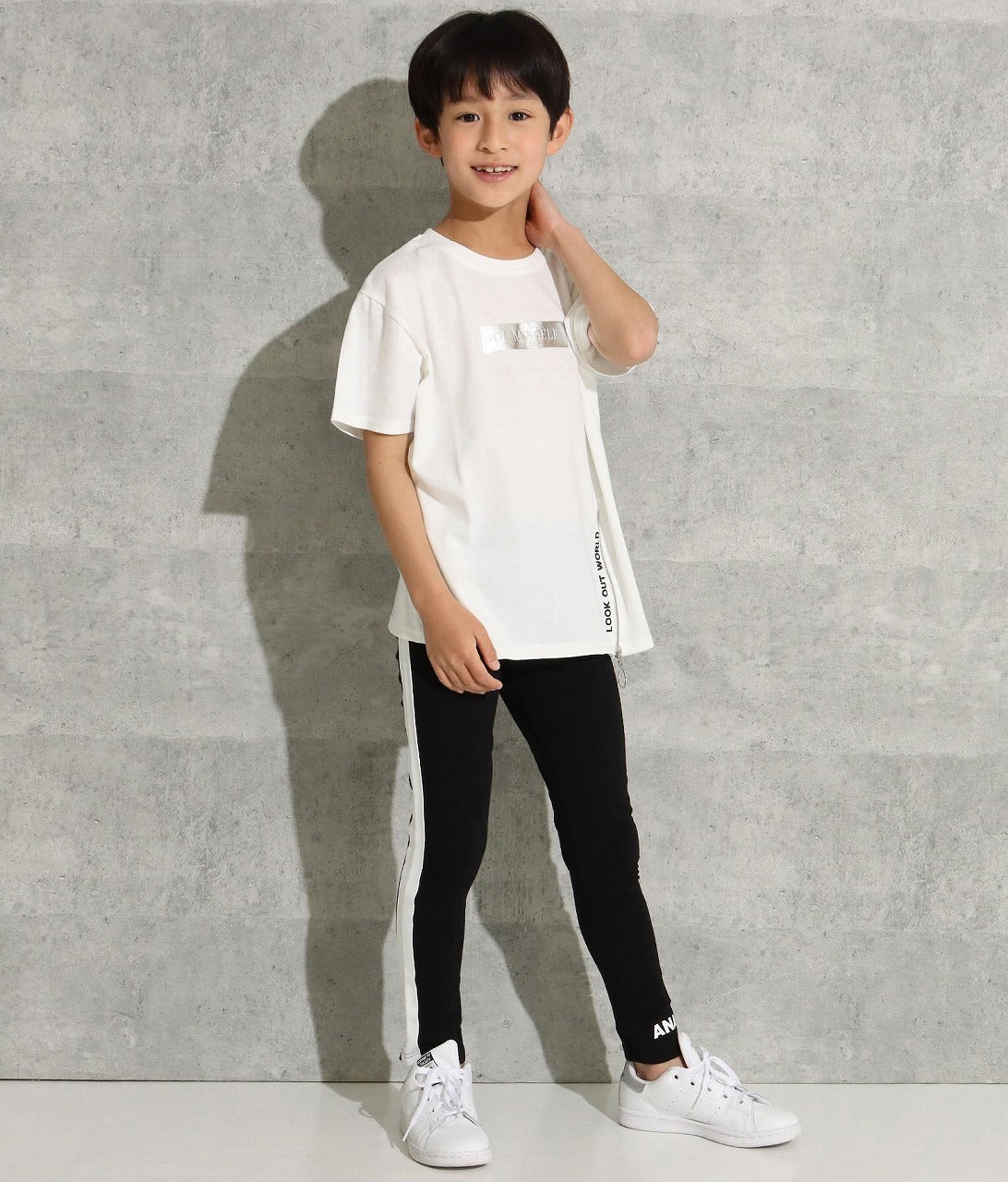 リングジップ スリット ビッグ Tシャツ 423-2799