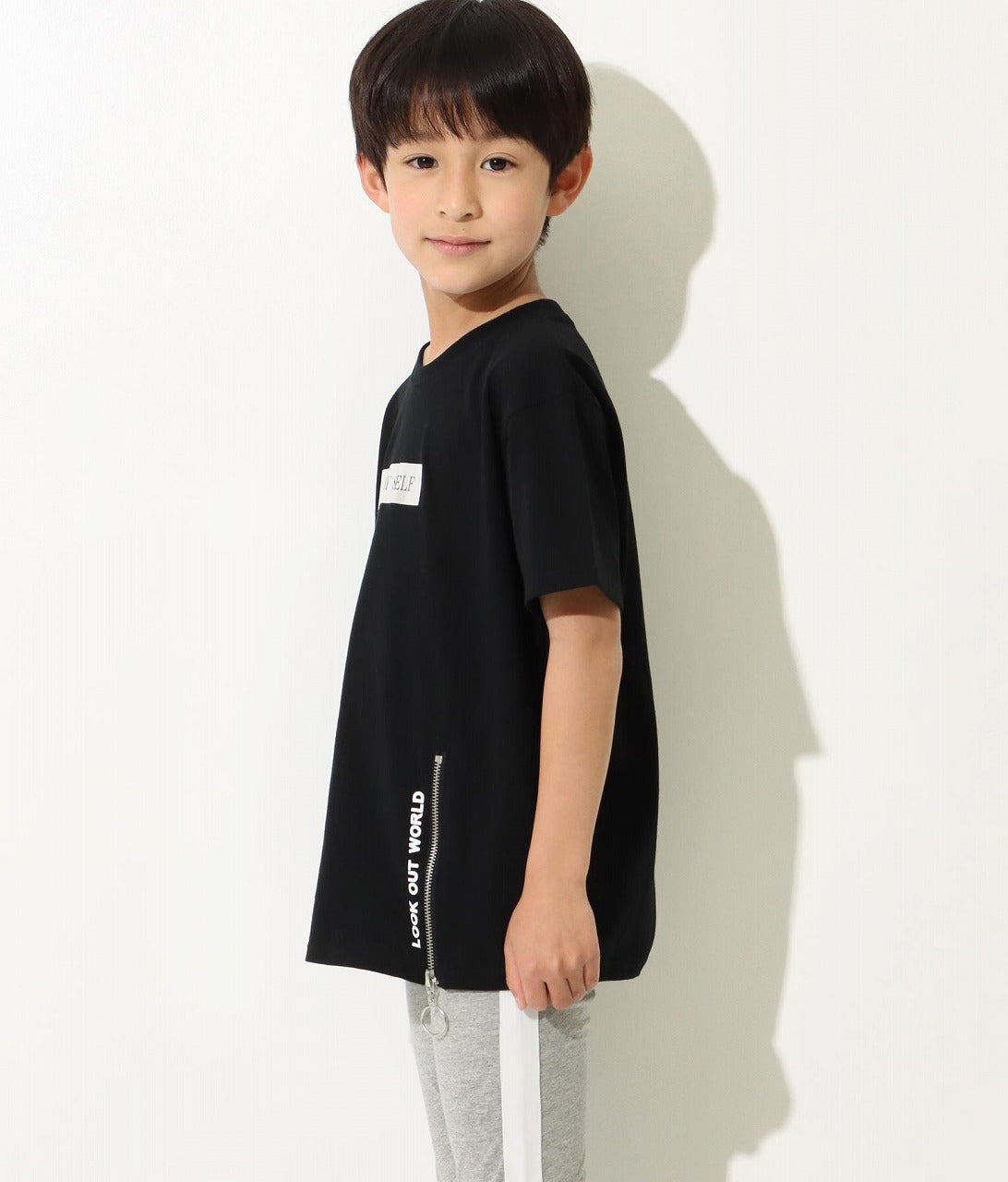 リングジップ スリット ビッグ Tシャツ 423-2799