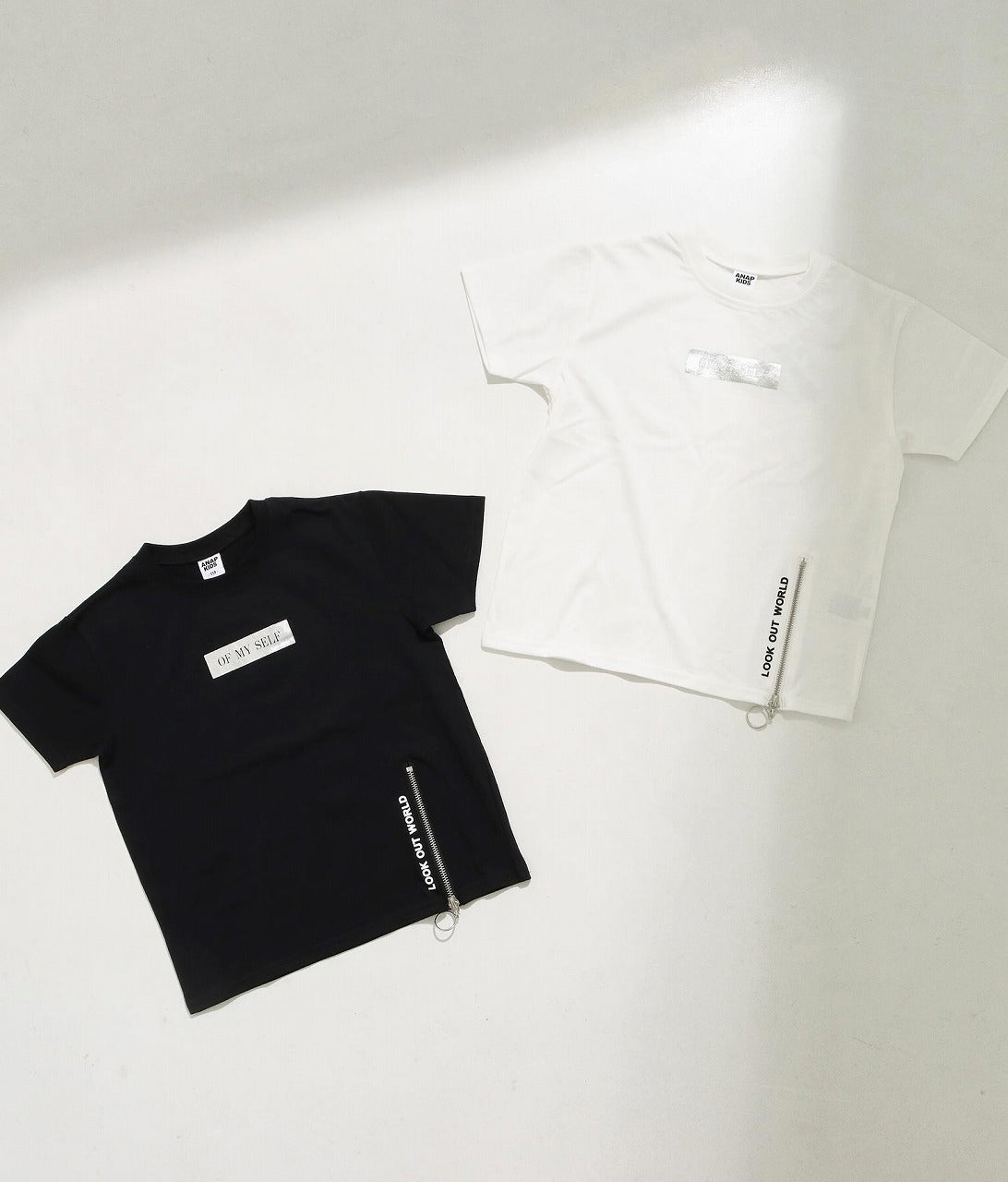 リングジップ スリット ビッグ Tシャツ 423-2799