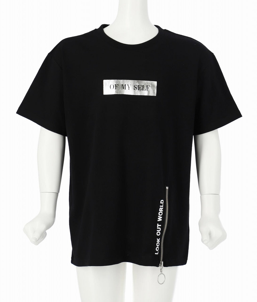 リングジップ スリット ビッグ Tシャツ 423-2799