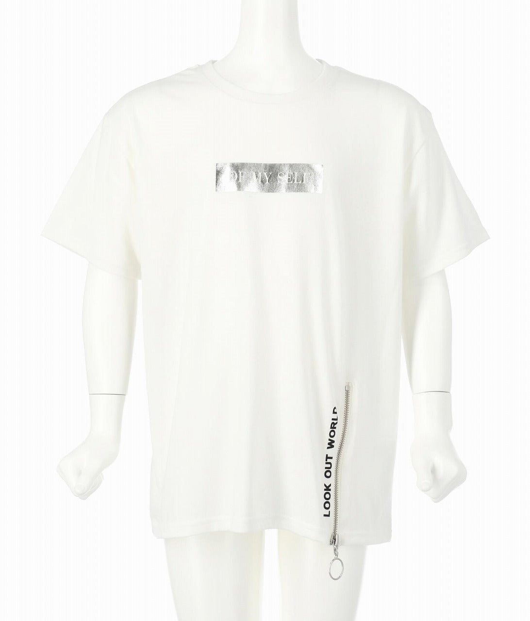 リングジップ スリット ビッグ Tシャツ 423-2799
