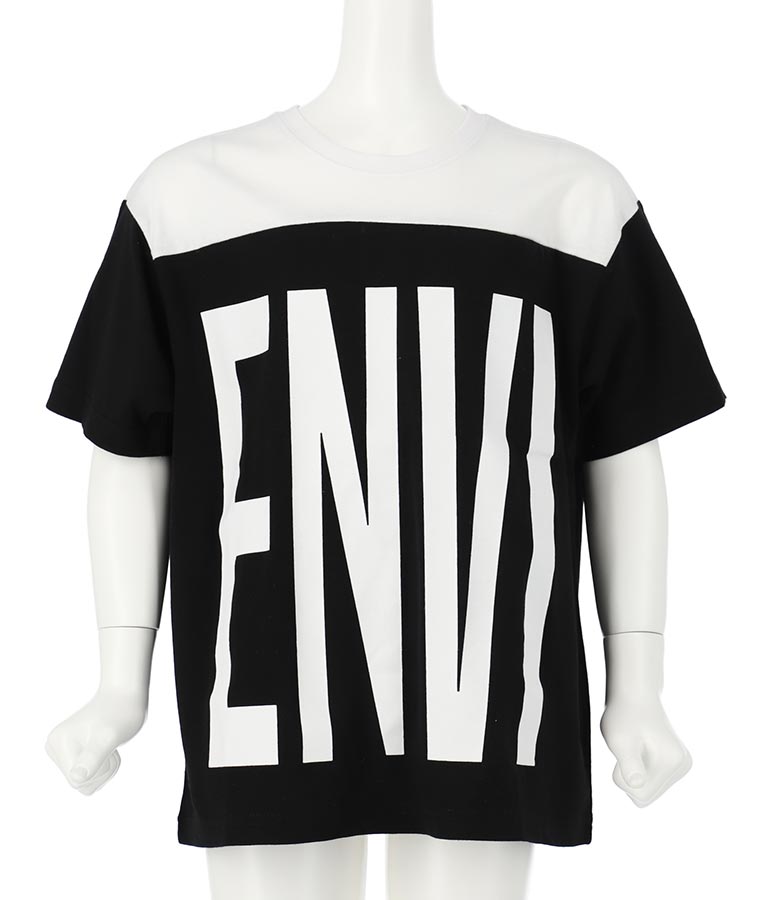プリント 配色 ビッグ Tシャツ 423-2789