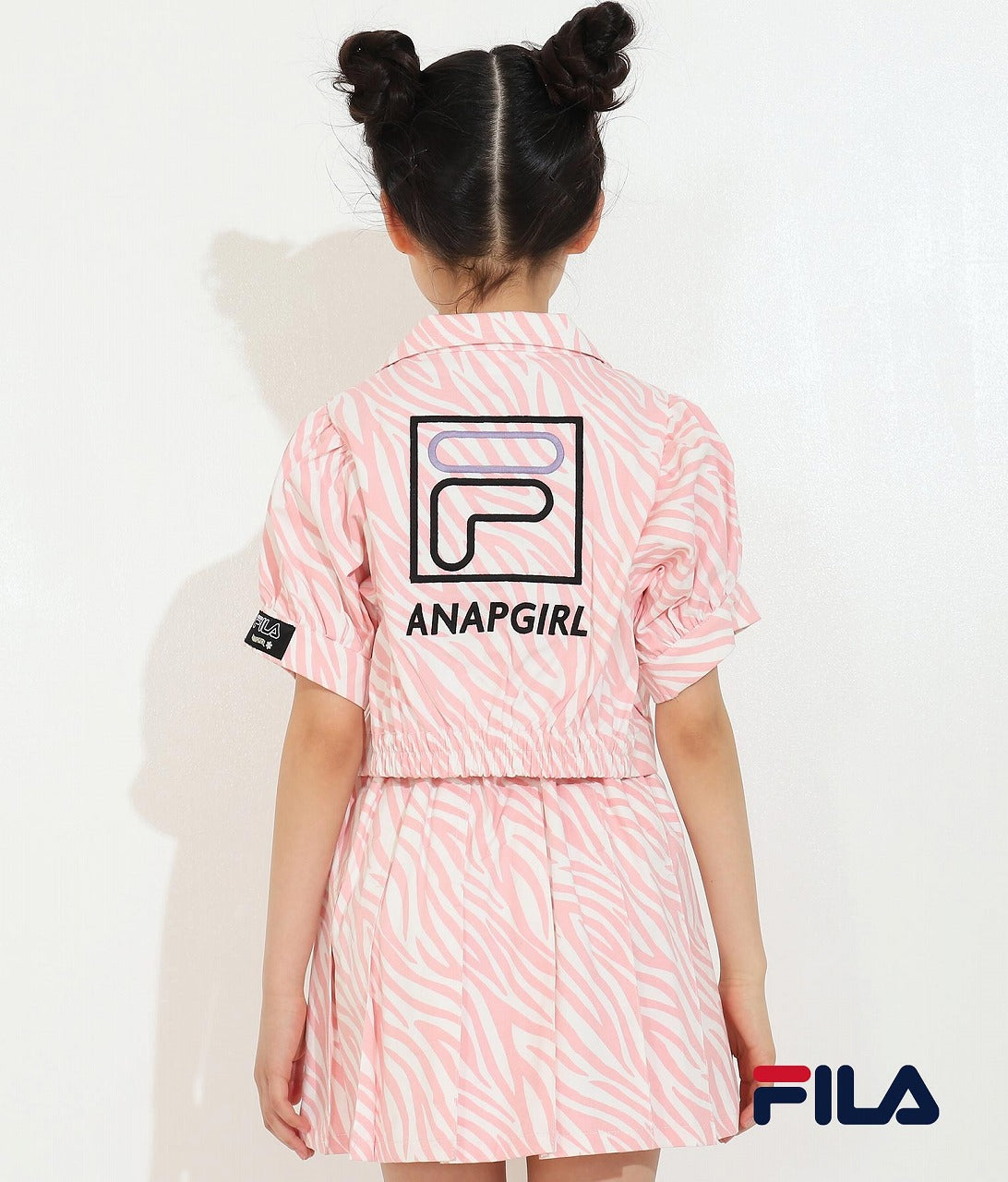 ANAPGiRL × FILA コラボ パフスリライダースジャケット 915-6877