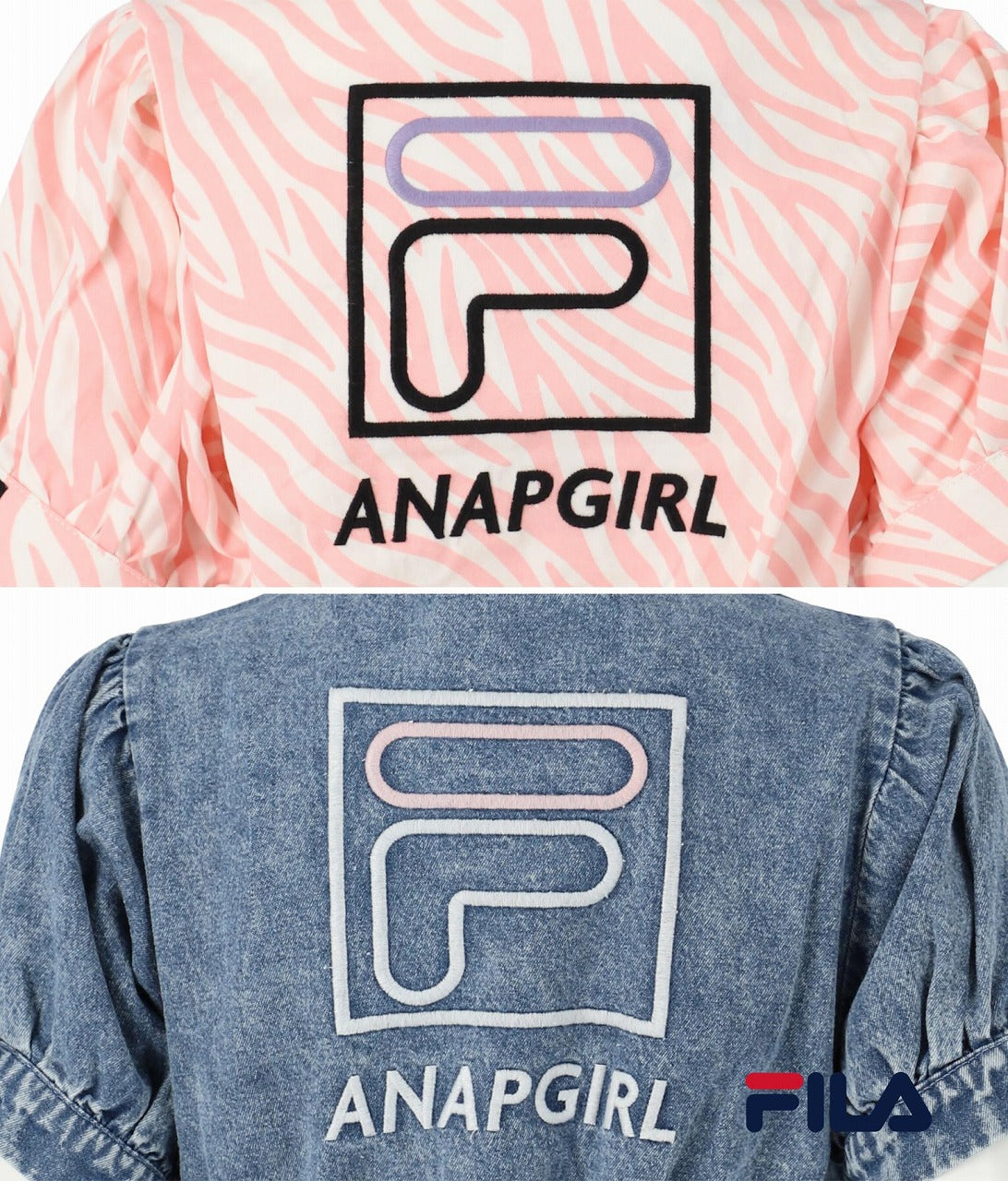 ANAPGiRL × FILA コラボ パフスリライダースジャケット 915-6877