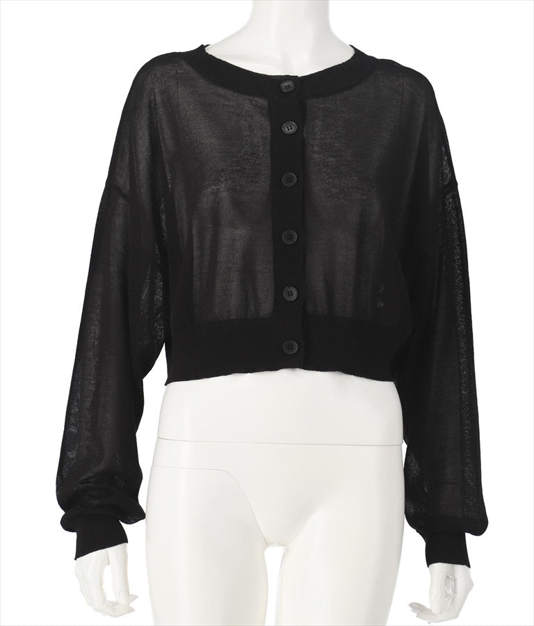 2WAY クルーネック ショート カーディガン  794-8779