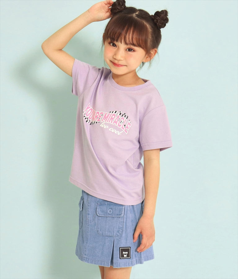 チェッカー ロゴ Tシャツ 423-2817