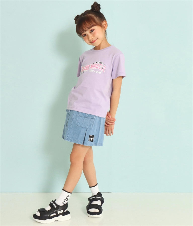 チェッカー ロゴ Tシャツ 423-2817