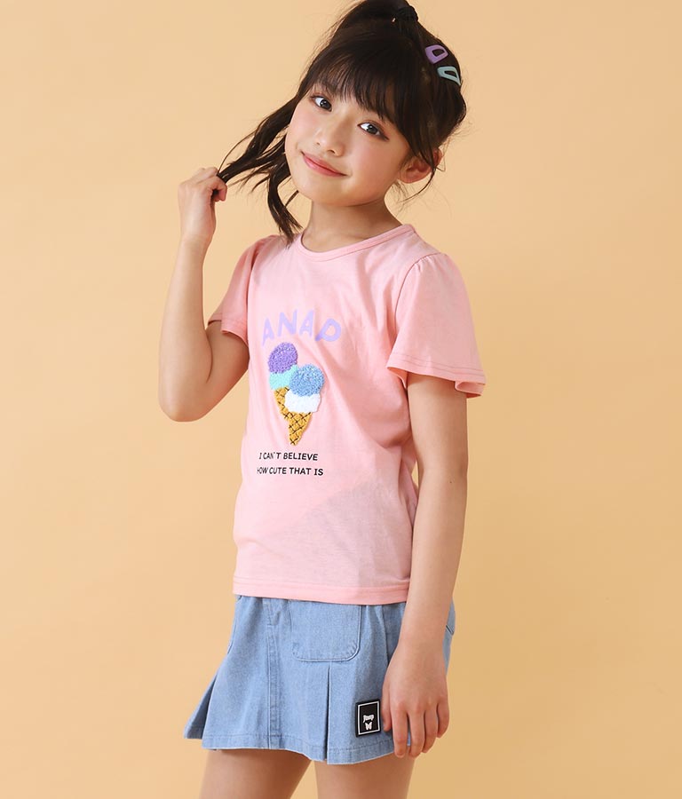 アイス フレア スリーブ トップス Tシャツ 423-2777