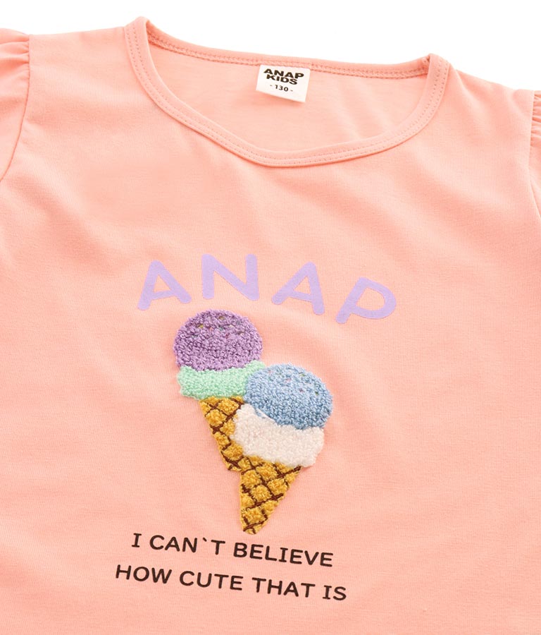 アイス フレア スリーブ トップス Tシャツ 423-2777