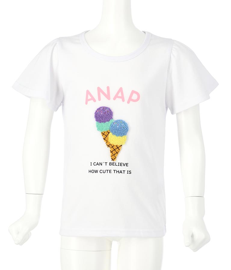 アイス フレア スリーブ トップス Tシャツ 423-2777
