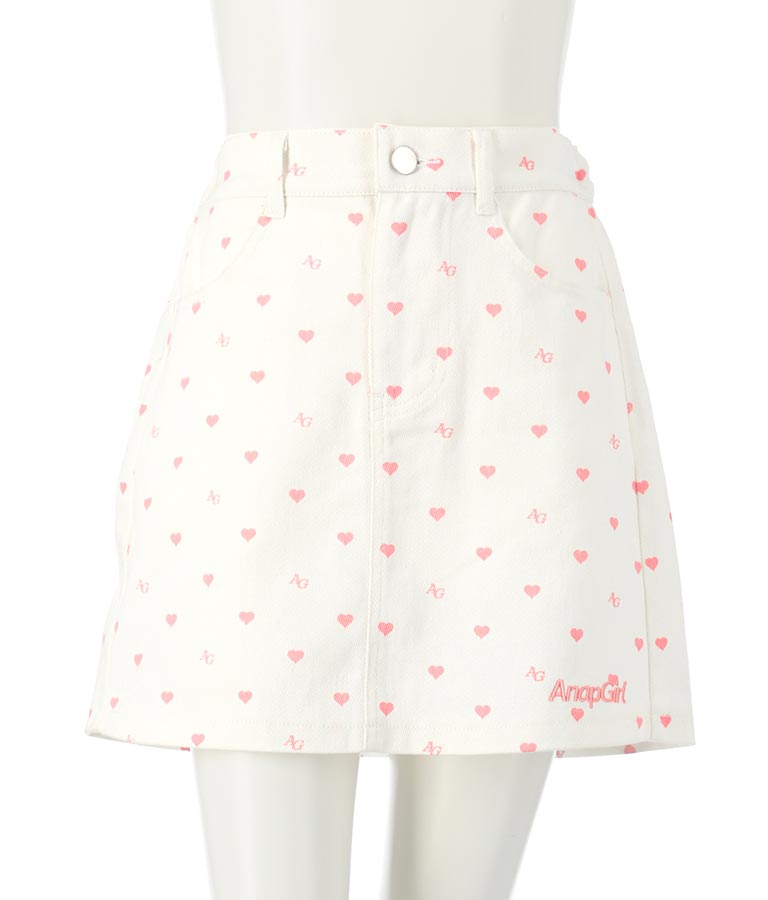 ハート柄スカート 911-7194