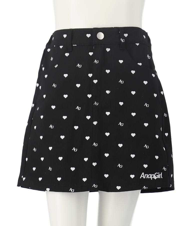 ハート柄スカート 911-7194