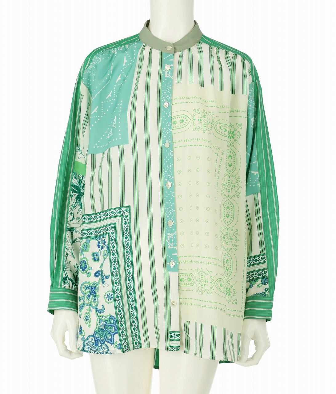 EimeeLaw スカーフ プリント ブラウス 363-9078