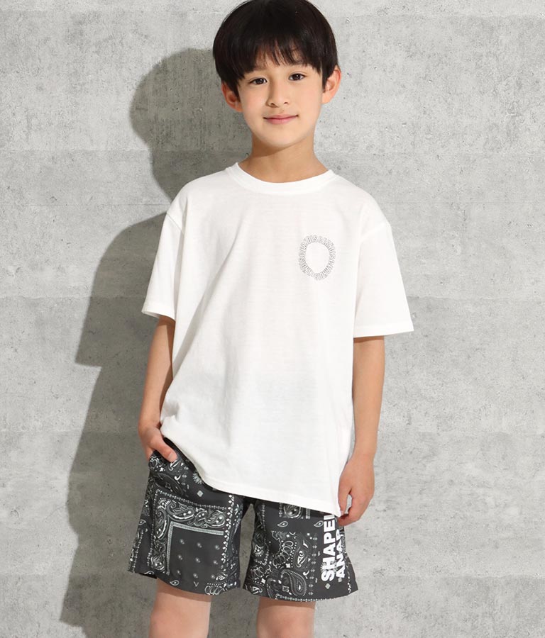 縦ロゴプリントビッグTシャツ