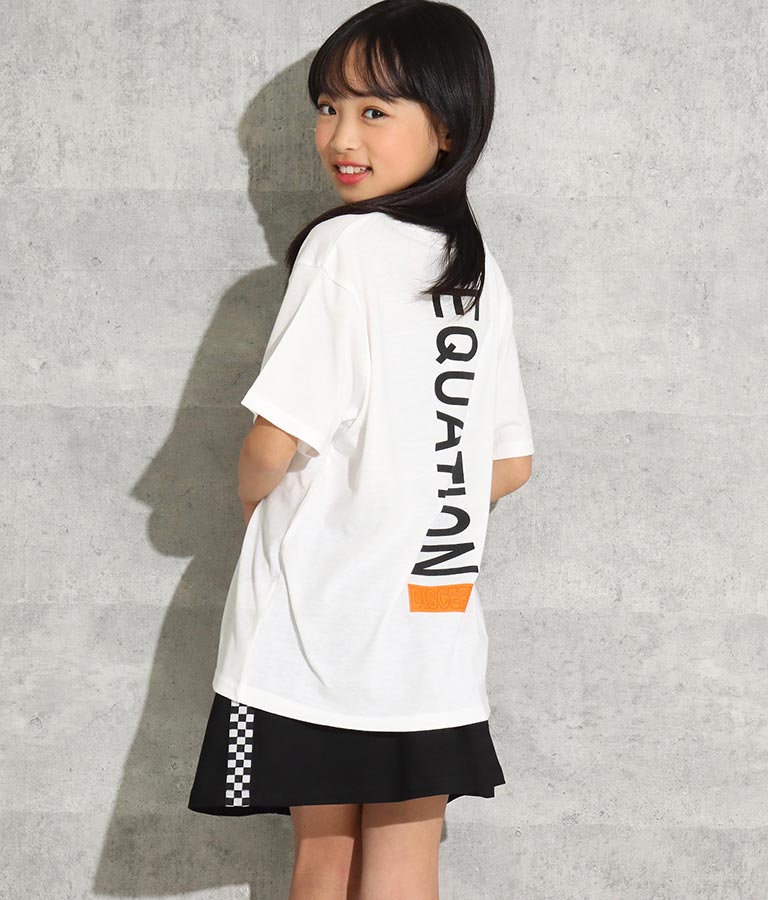 縦ロゴプリントビッグTシャツ 423-2827
