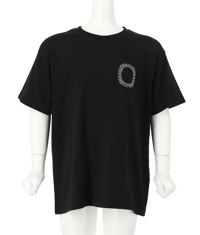 縦ロゴプリントビッグTシャツ 423-2827