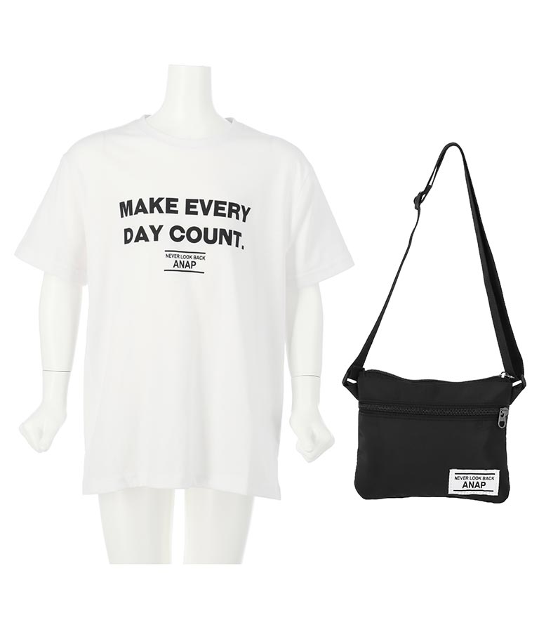 サコッシュ付きビッグTシャツ 423-2740