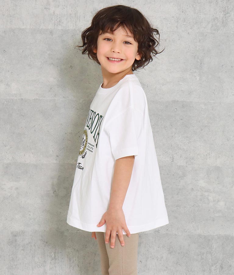 カレッジ プリント ビッグ Tシャツ 423-2807