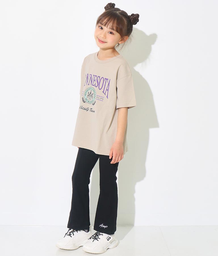 カレッジ プリント ビッグ Tシャツ 423-2807