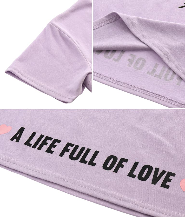 カラー ボックス ロゴ ビッグ Tシャツ 423-2837