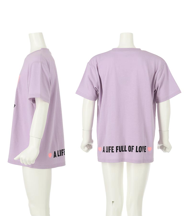 カラー ボックス ロゴ ビッグ Tシャツ 423-2837