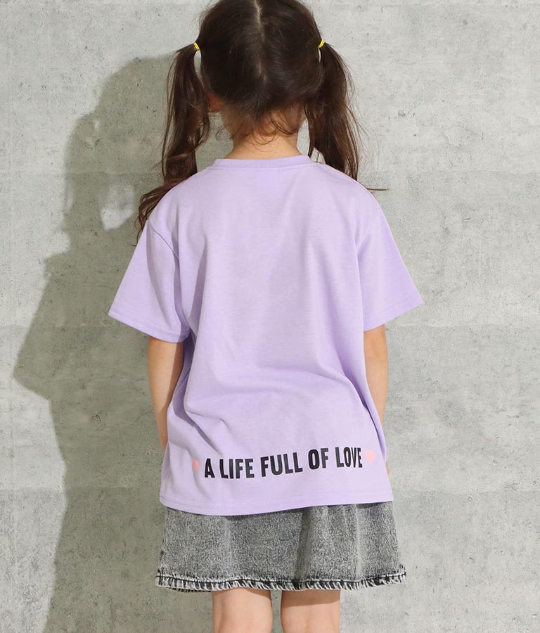 カラー ボックス ロゴ ビッグ Tシャツ 423-2837