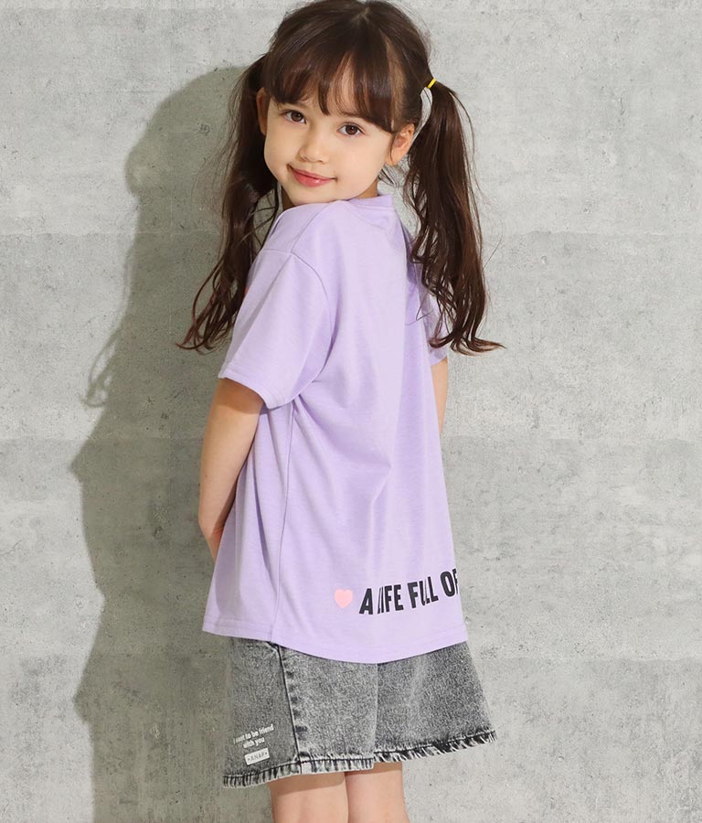 カラー ボックス ロゴ ビッグ Tシャツ 423-2837