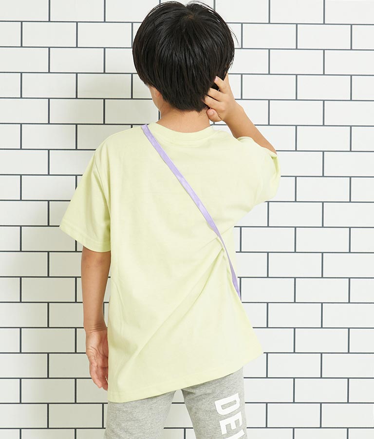 メッシュ サコッシュ付き ビッグTシャツ 423-3075