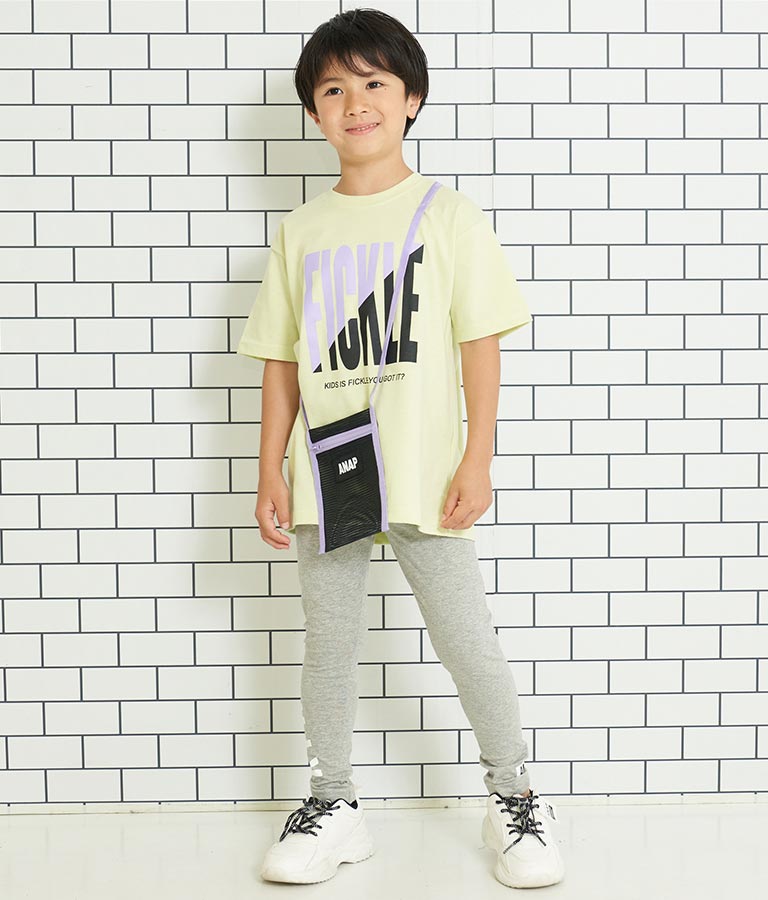 メッシュ サコッシュ付き ビッグTシャツ 423-3075