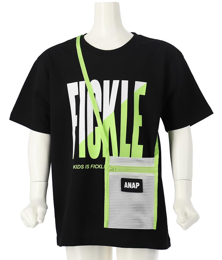 メッシュ サコッシュ付き ビッグTシャツ 423-3075