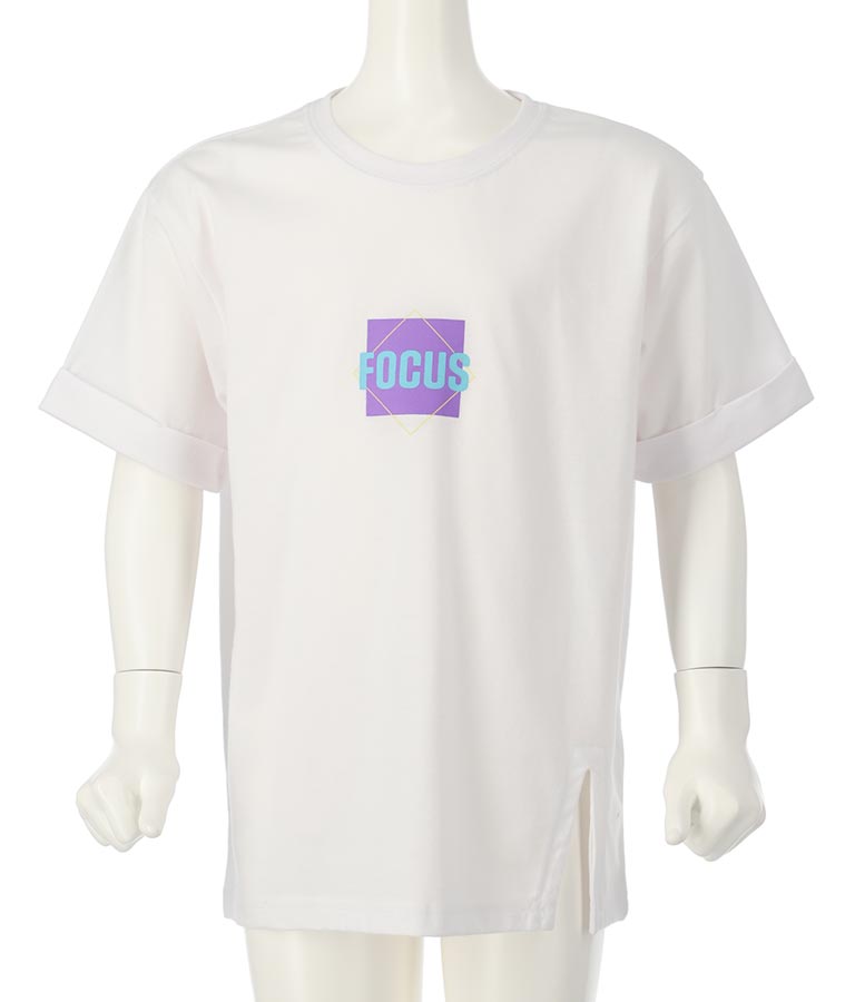 フロントスリットビッグTシャツ 423-3076