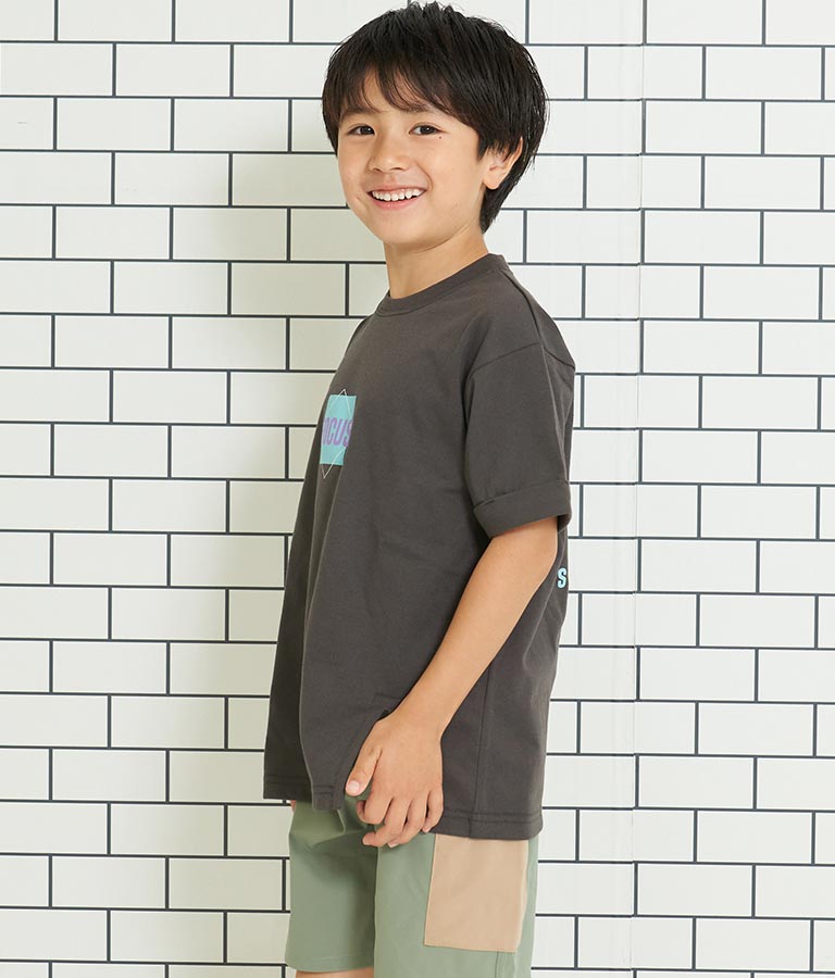 フロントスリットビッグTシャツ 423-3076