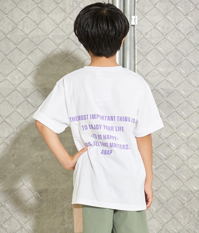 フロントスリットビッグTシャツ 423-3076