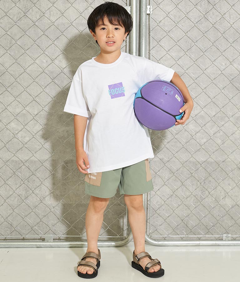 フロントスリットビッグTシャツ 423-3076