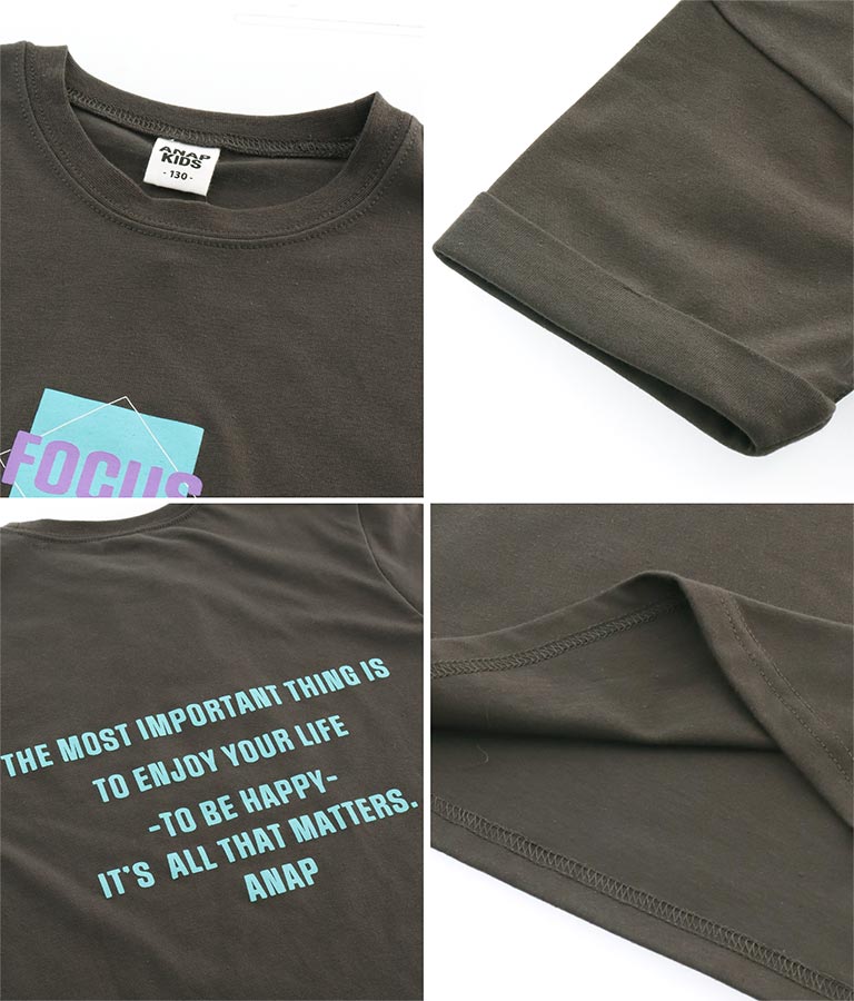 フロントスリットビッグTシャツ 423-3076