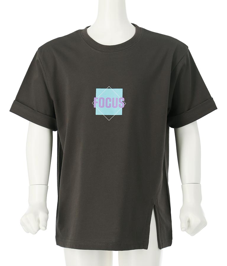 フロントスリットビッグTシャツ 423-3076