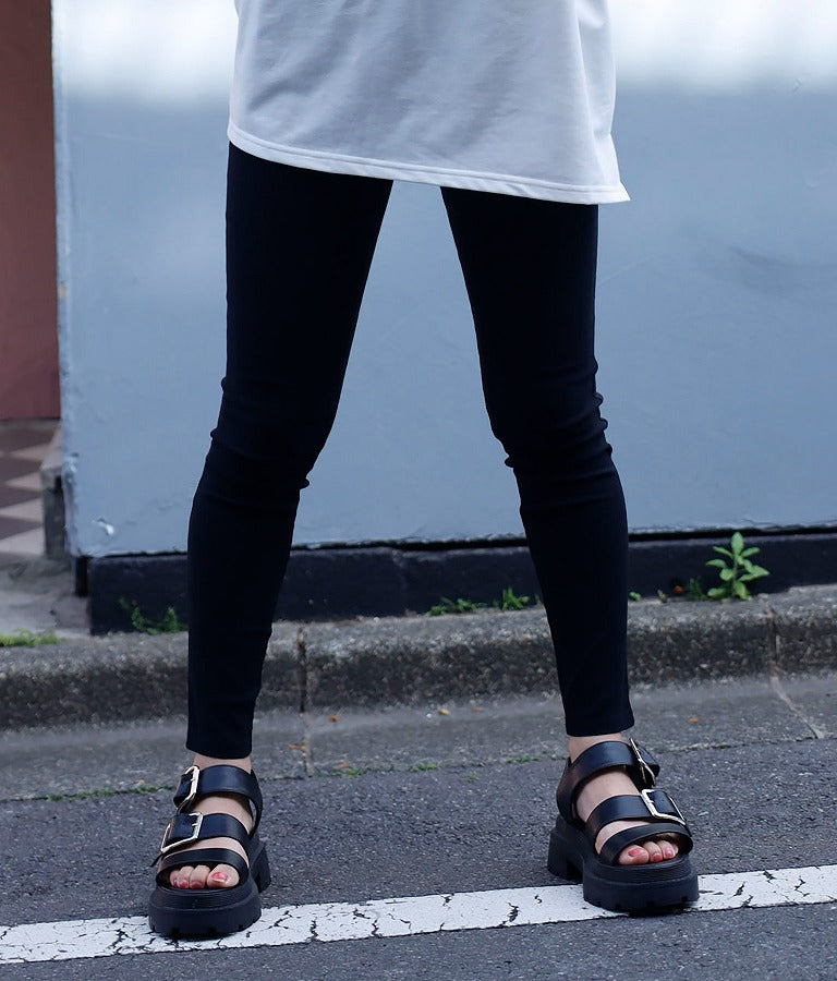 シンプル ストレッチ レギンス パンツ 792-7624