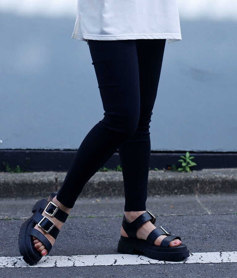 シンプル ストレッチ レギンス パンツ 792-7624