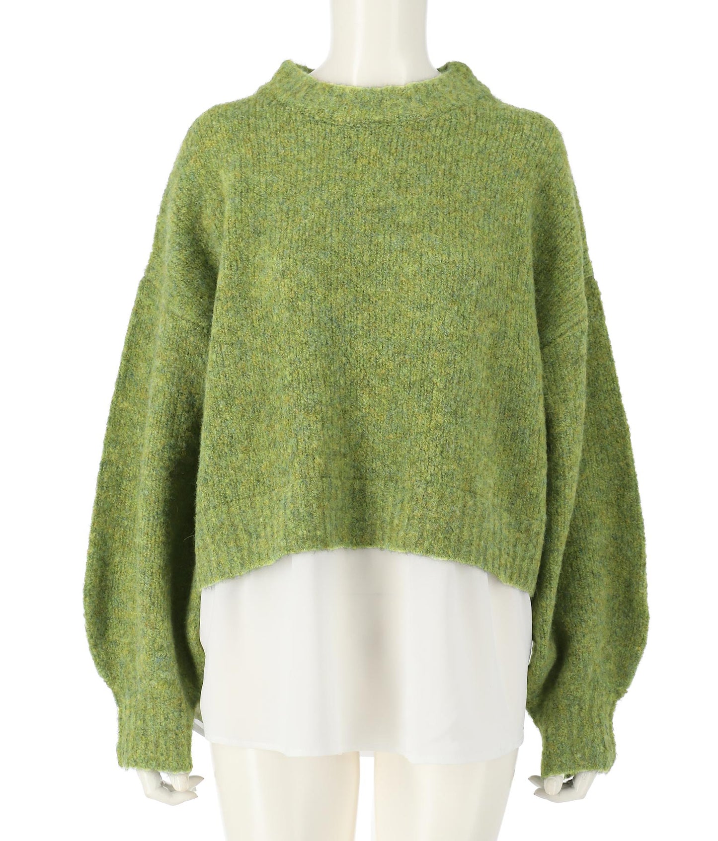 レイヤード風ニットトップスセーター 793-8568