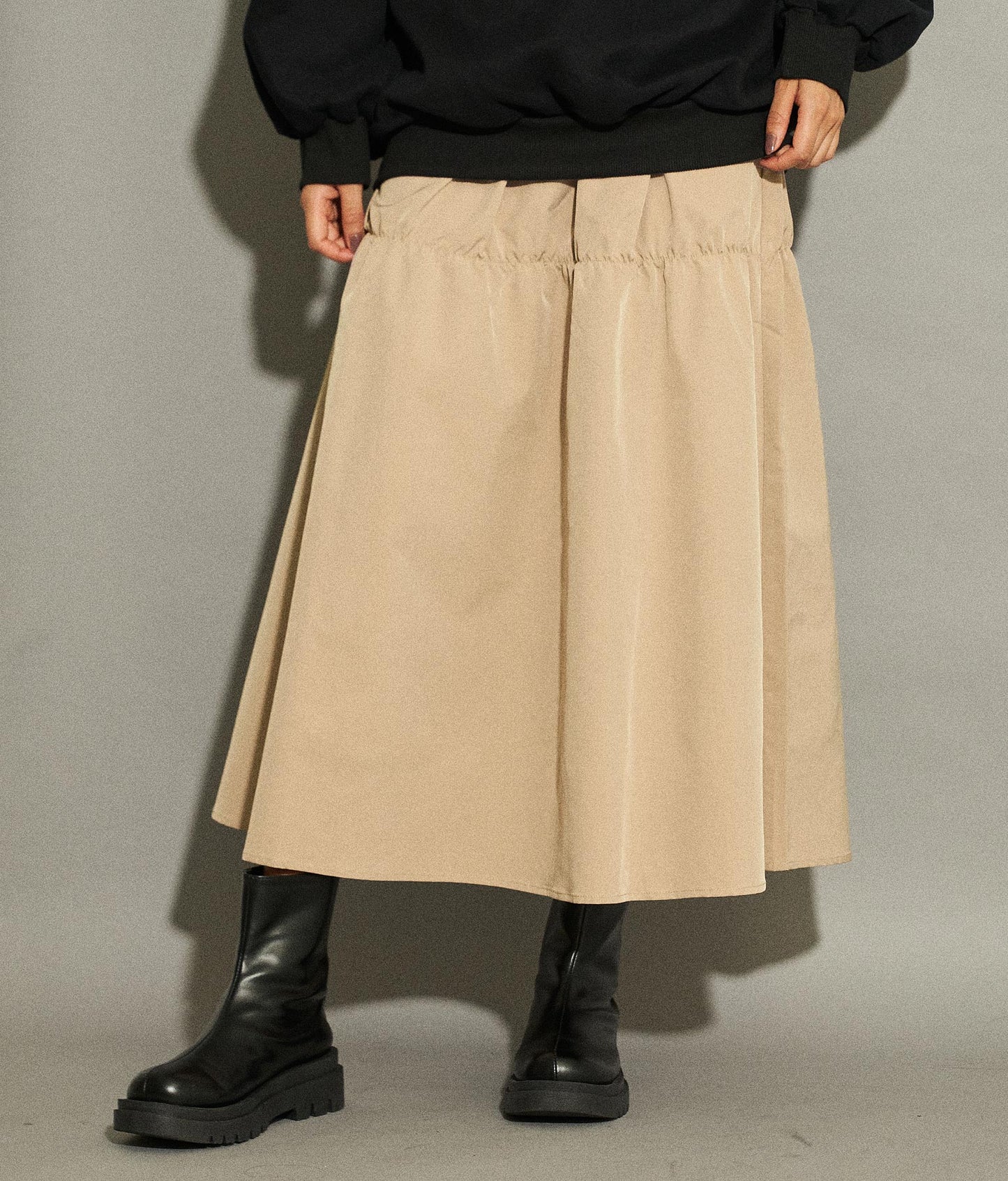 ギャザー ロング スカート 791-8663