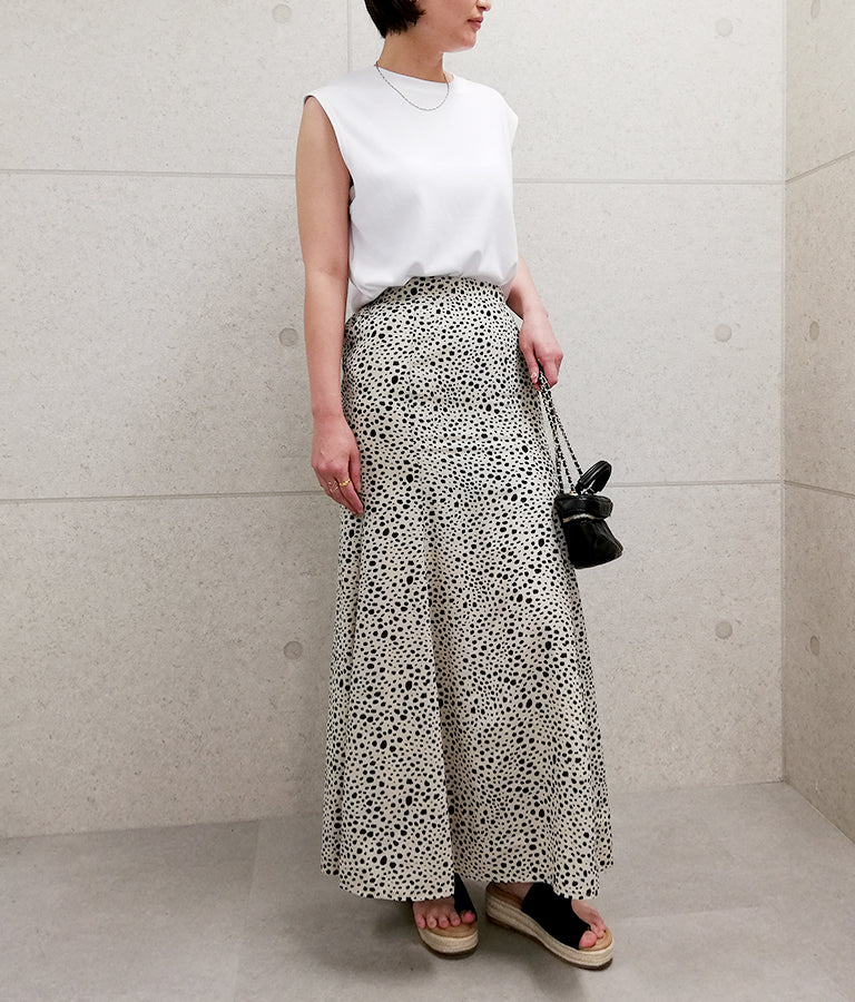 ダルメシアン 柄 マーメイド スカート 791-8874