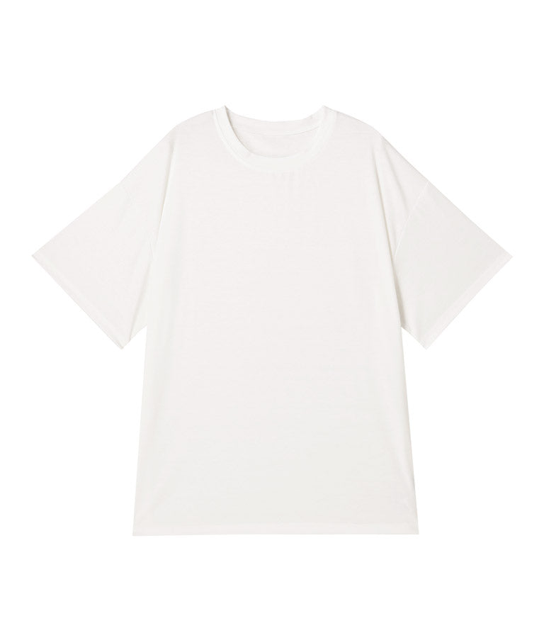 ラウンドネック ゆるてろ ビッグ Tシャツ 493-2555