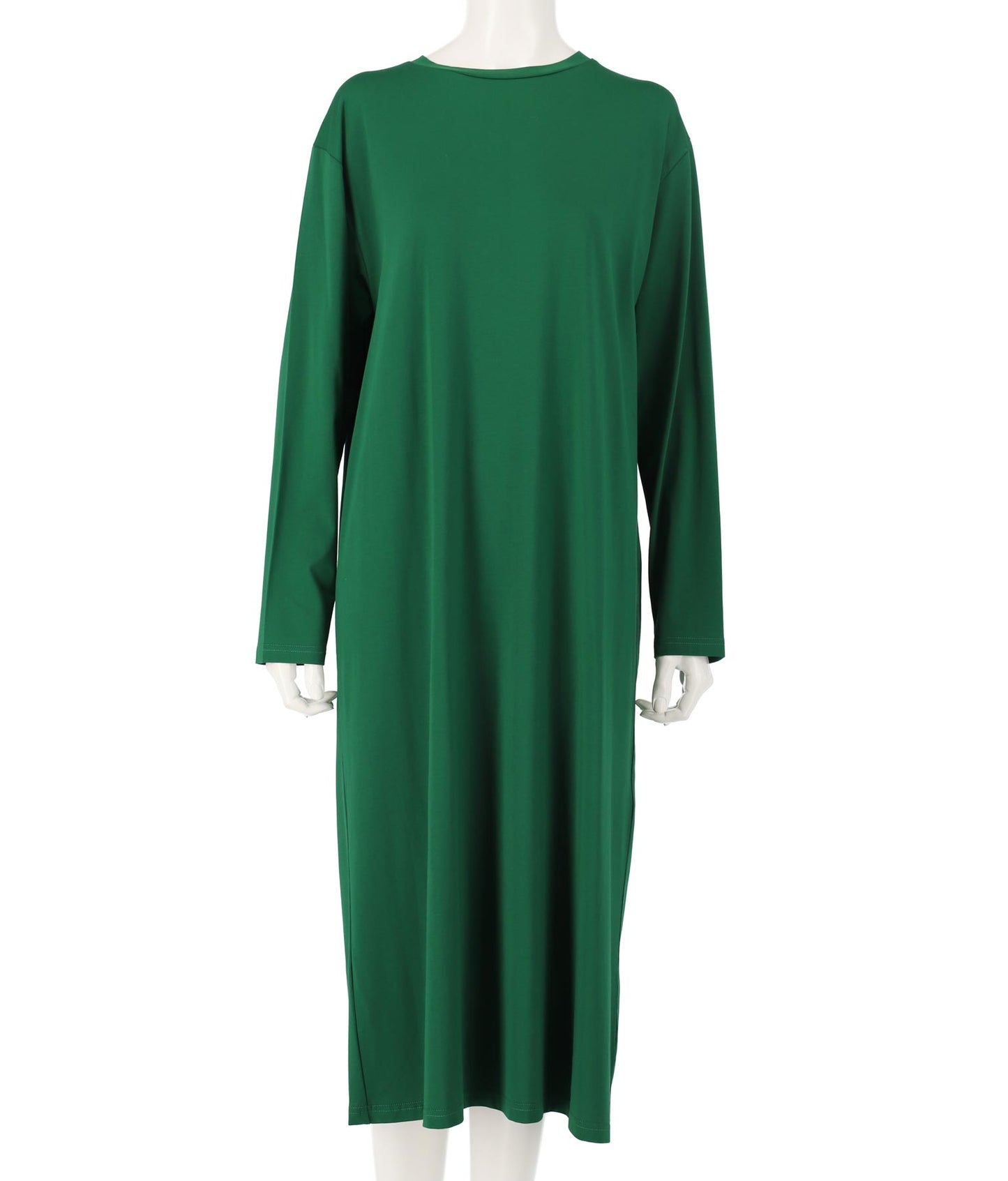 シルケット 天竺 バック スリット ロング Tシャツ 363-8919