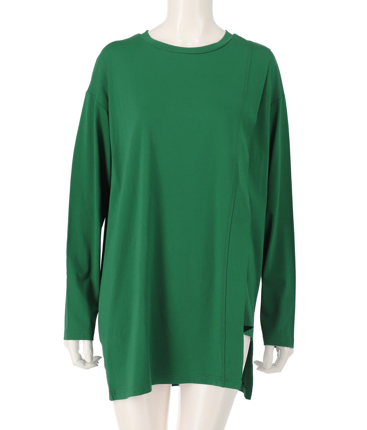 シルケット 天竺 レイヤード ロング Tシャツ 363-8918