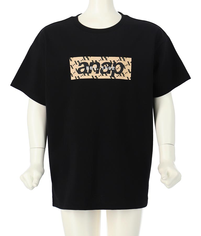 モノグラムボックスロゴTシャツ【親子・ジュニアお揃い】 423-2986