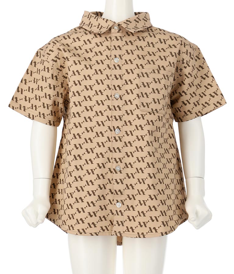 モノグラムデニムシャツ【親子・ジュニアお揃い】 424-2987