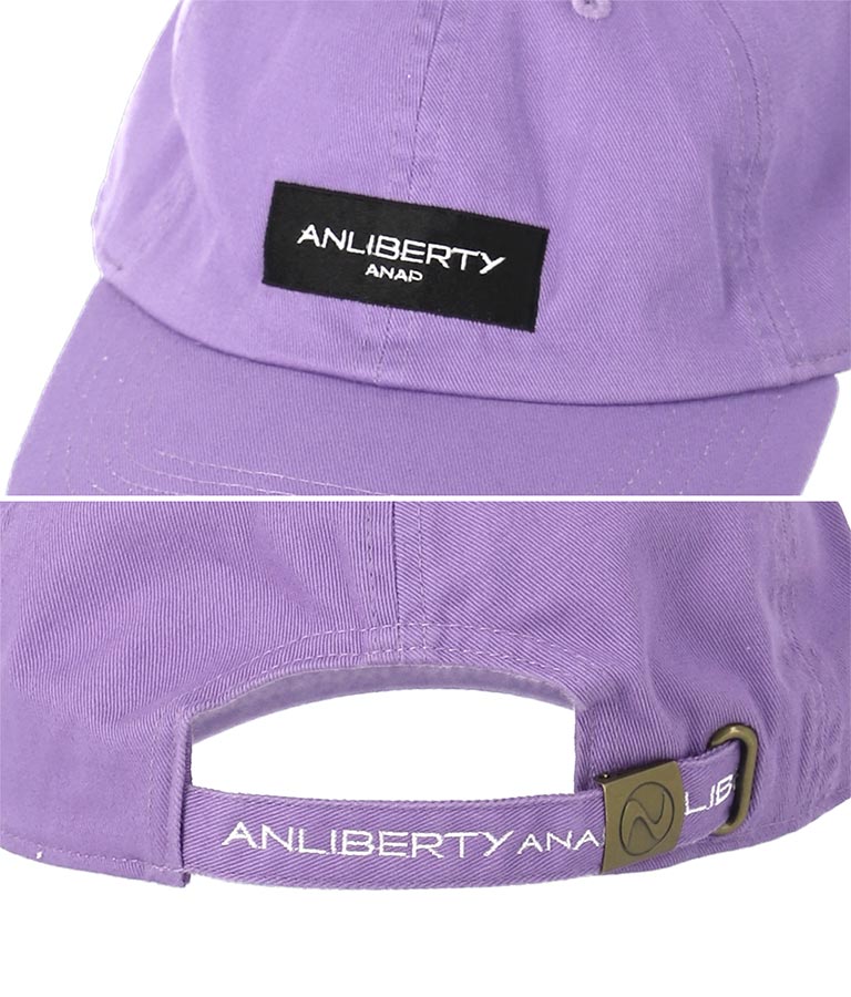 【newhattan】 ニューハッタン ANLIBERTY 刺繍ボックスロゴキャップ